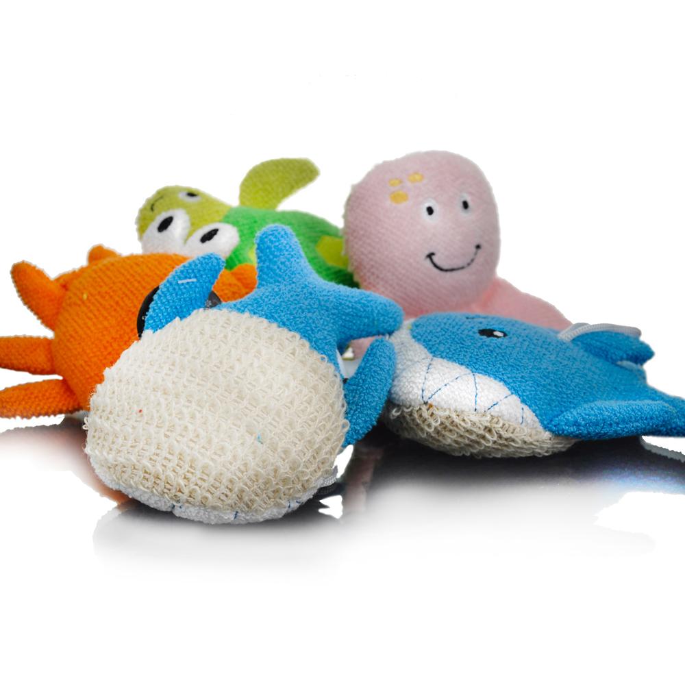 Sea Creature bath scrubbies Sea Creature bath scrubbies