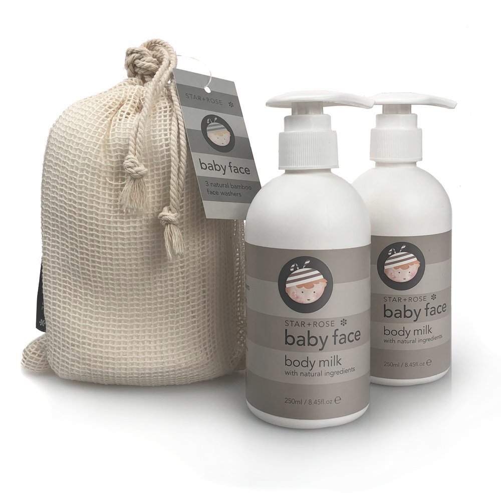 Baby Face Bamboo Face Washers (3 pack) Baby Face Bamboo Face Washers (3 pack)