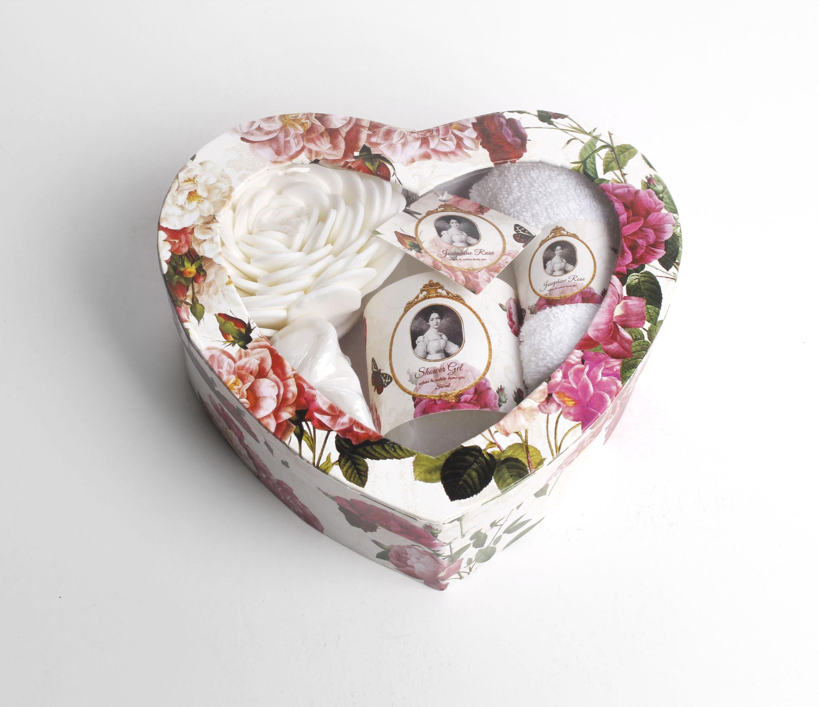 Rose Heart Shaped Gift Set was 13.60 specials, bath gifts Product Detail Star & Rose