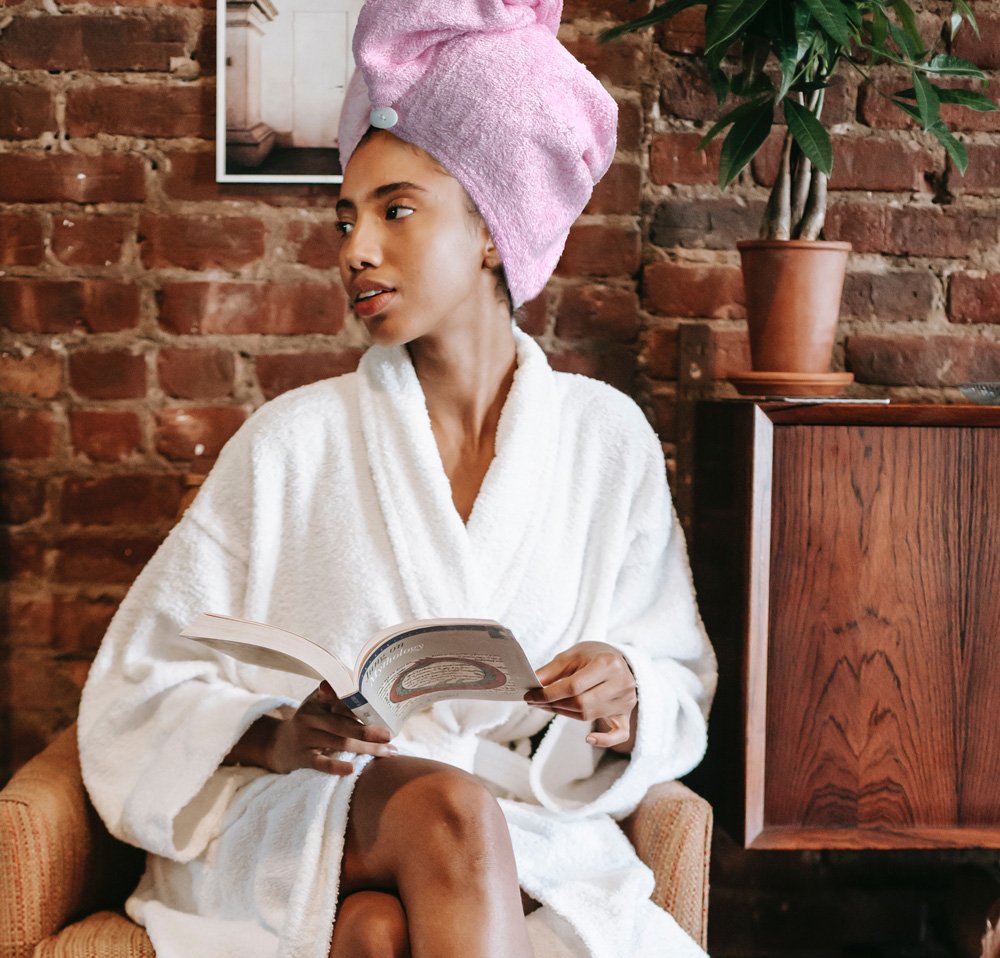 Bamboo Hair Turban - Pink Bamboo Hair Turban - Pink
