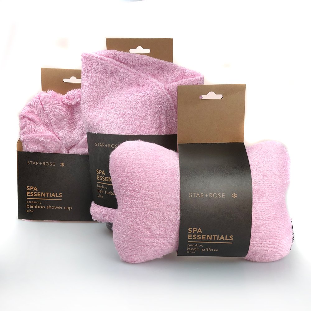 Bamboo bath Pillow - Pink Bamboo bath Pillow - Pink