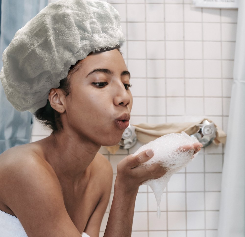 Bamboo Shower Cap - Natural Bamboo Shower Cap - Natural
