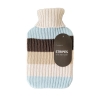 Stripes Hot water Bottle with Cover 2L - Click for more info